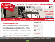 Tablet Screenshot of meubeldeals.nl